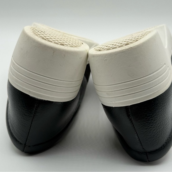 Giani Bernini Xenaa Black Slip-on Wedge Sneakers Suede & Leather Platform SZ 7.5 - Picture 5 of 15